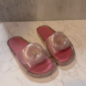Kate spade glittery slides